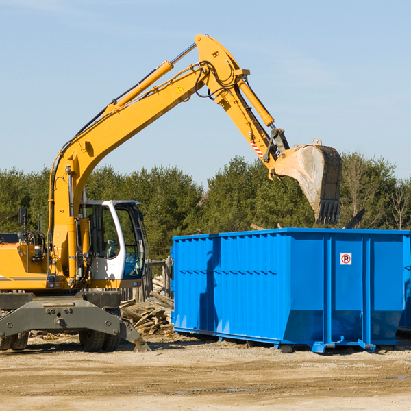 can i rent a residential dumpster for a construction project in Tony